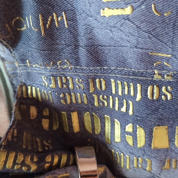 Blue and Gold Purse - Picture 4 of 7